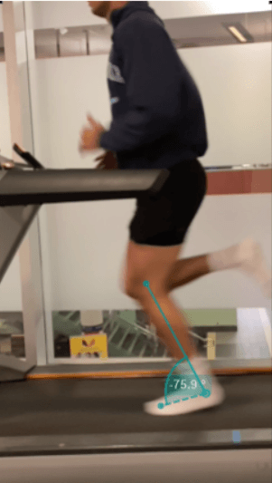 Minimum ankle angle